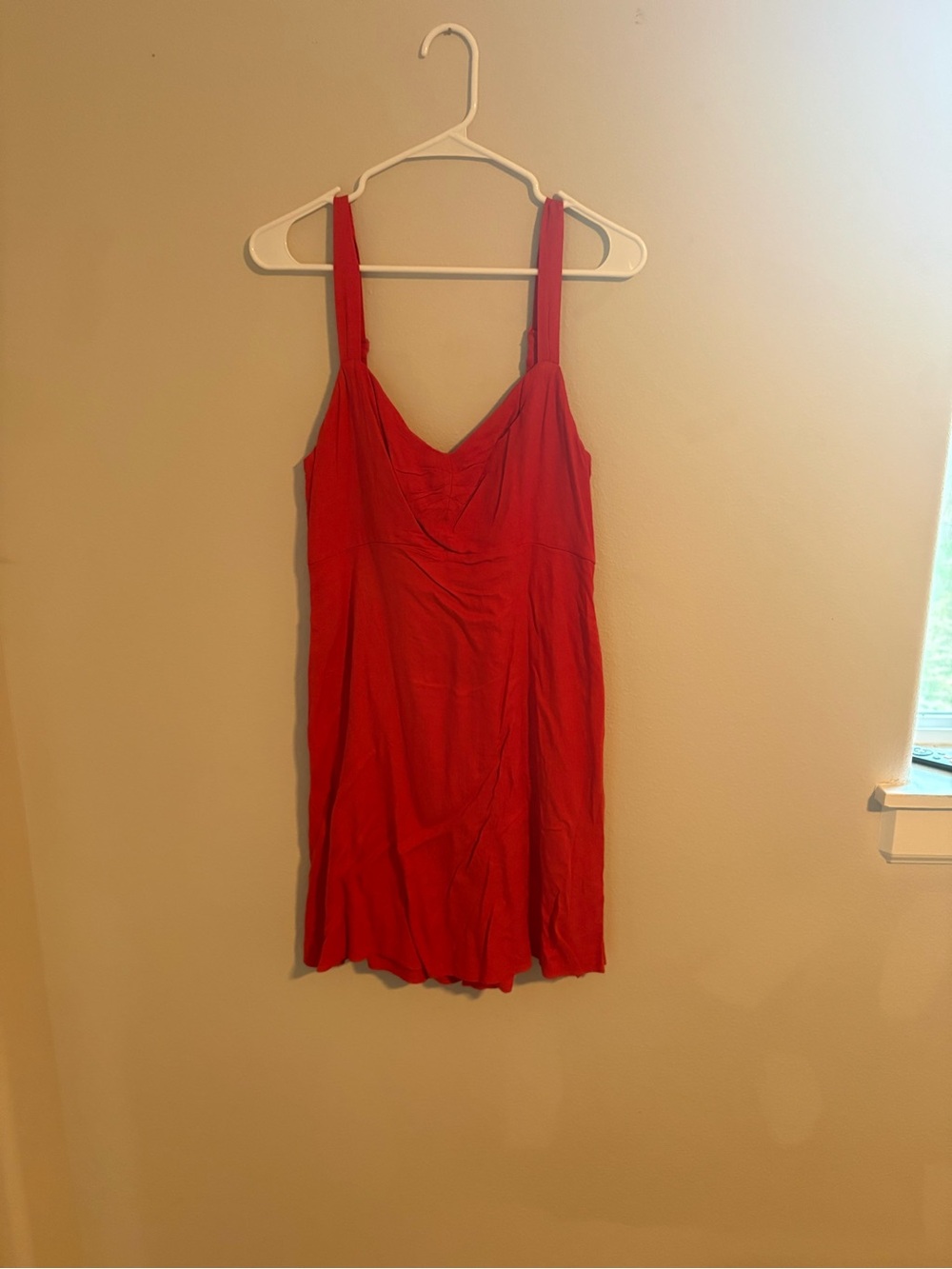 Old Navy Bright Red Smocked Bodice Sundress
